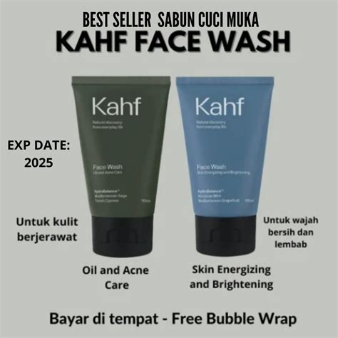 Jual Kahf Face Wash Ml Oil And Acne Care Skin Energizing And