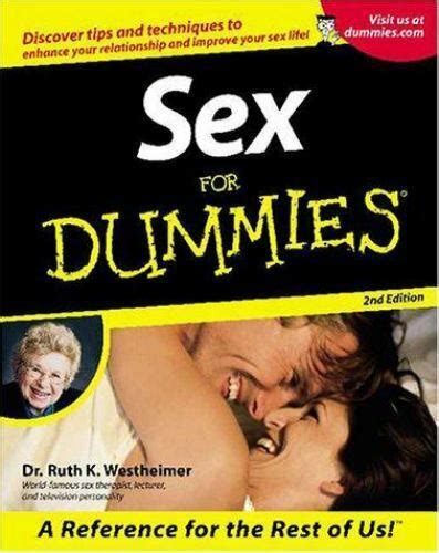 Sex For Dummies By Walter Sabine 9780764553028 Ebay