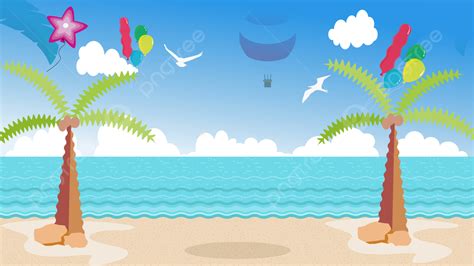 Beach Wedding Scene Background Design, Beach Background, Wedding ...