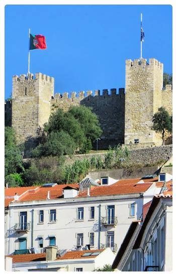 Castello di São Jorge a Lisbona