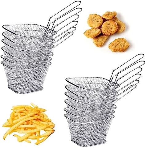 Frittierkorb St Ck Pommes K Rbchen Mini Frittierkorb Edelstahl