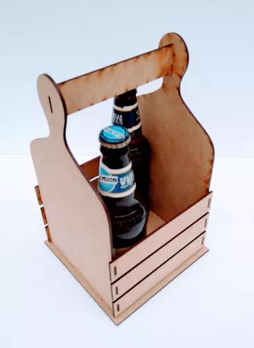 Cajón Porta Botellas Fibrofacil Día Del Padre Regalo 16x16cm en venta