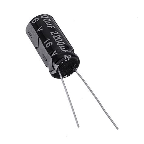 Capacitor Eletrol Tico Radial X Mm Adx Componentes Eletr Nicos