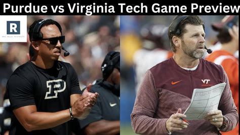 Purdue Vs Virginia Tech Game Preview College Football Game Prediction