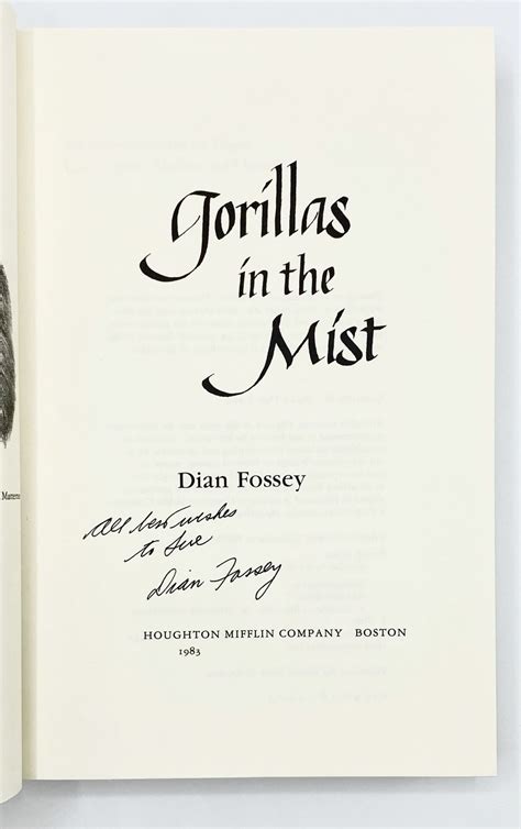Dian Fossey Gorillas In The Mist 9