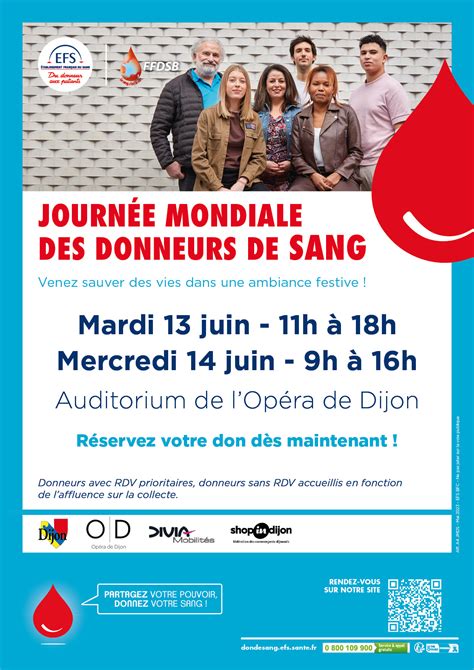 Journée mondiale des donneurs de sang 2023 Shop in Dijon