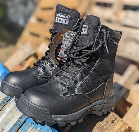 Original SWAT Classic 9" Waterproof Combat Boot Black