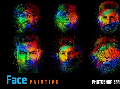 Face Painting Photoshop Effect by IntentFX on Dribbble