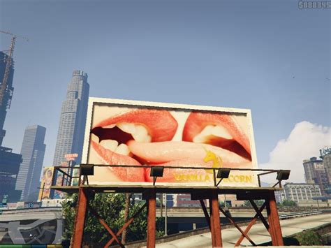 Gta New Vanilla Unicorn Bill Board Poster Mod Gtainside