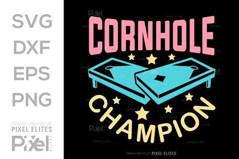 Cornhole Champion Svg Cut File Graphic By Pixel Elites · Creative Fabrica