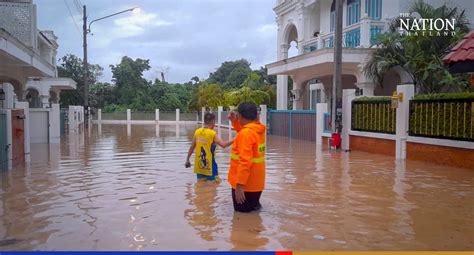 Phuket Old Town Under Metre Deep Flood After Overnight Storm