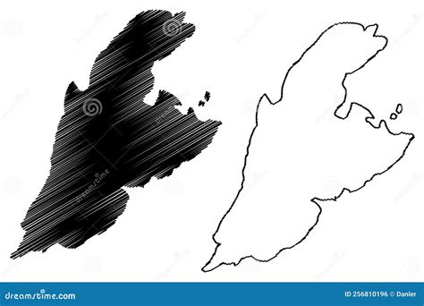 Dodecanese Greek Islands Group Political Map Vector Illustration