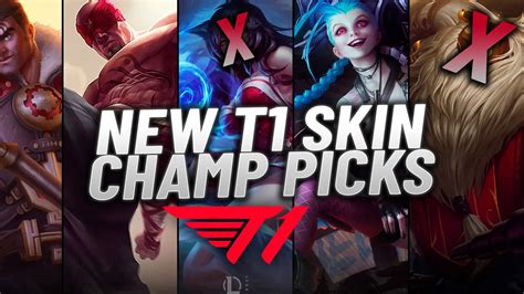 Aktualisierte T1 Champion Picks für LoL Worlds 2023 Skins Creo Gaming