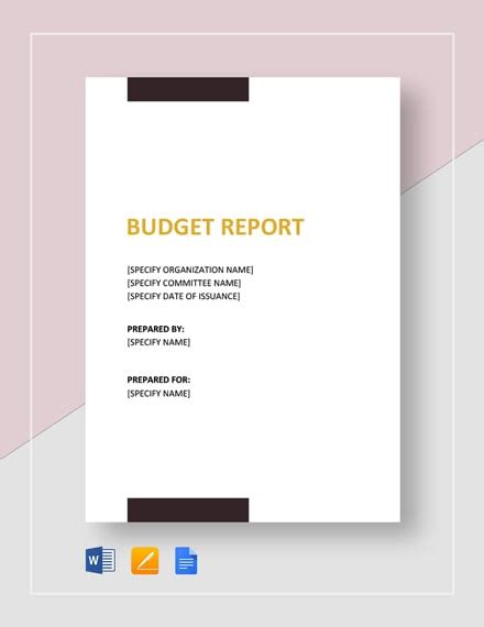 Budget Report Template - 14+ Free Word, PDF Format Download | Free ...