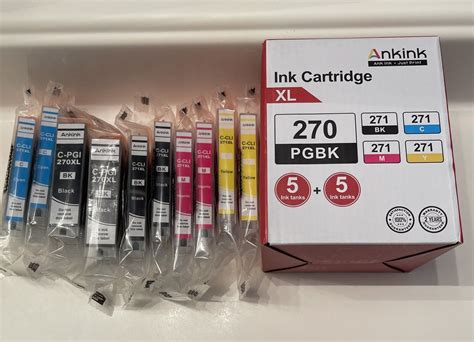 Ankink Compatible Replacement Ink Cartridges 10 Pack Ebay