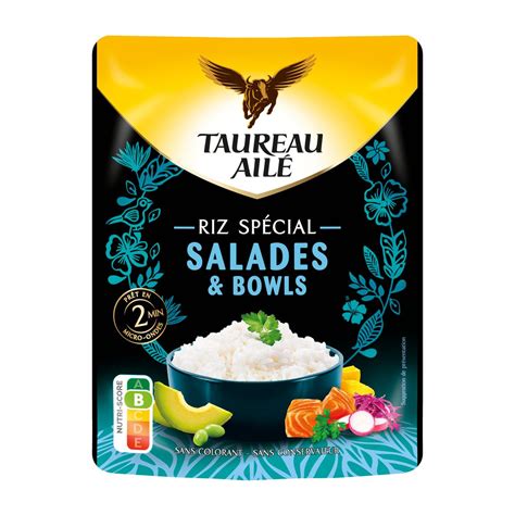 TAUREAU AILE Riz spécial pour salade et bowls sachet express 1 personne