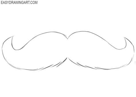 How to Draw a Mustache - Easy Drawing Art