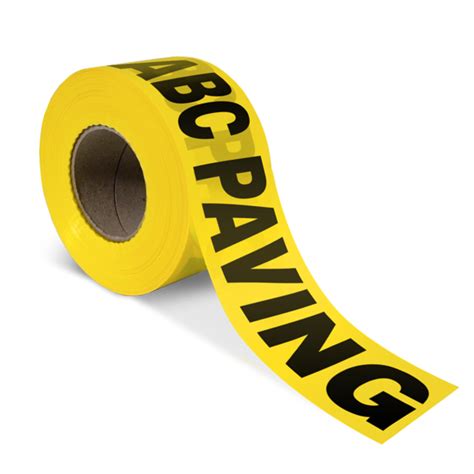 Custom Printed Barricade Tape Rolls By The Case 4 Roll Minimum Signs