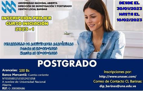 Postgrado Universidad Nacional Abierta Barinas