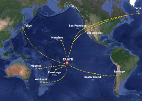 Tahiti On World Map - Ricky Christal