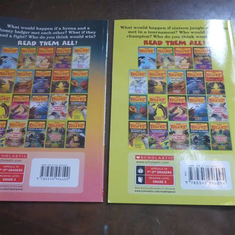 Scholastic Toys 2 Who Would Win Kids Books Ultimate Jungle Rumble