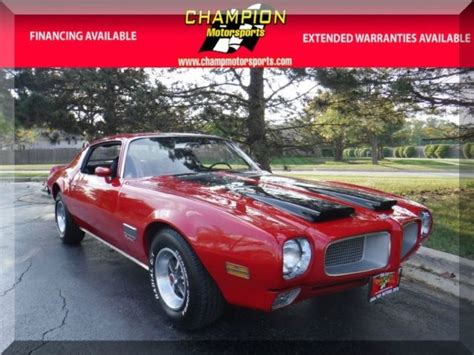 1971 Pontiac Firebird Formula 2Dr Coupe 75177 Miles Carousel Red