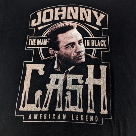 Johnny Cash Shirts Johnny Cash The Man In Black American Legend