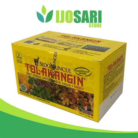 Jual TOLAK ANGIN CAIR PLUS MADU 15ml 1 Box 12 Sachet Shopee Indonesia