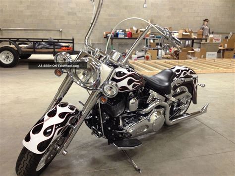 2004 Harley Davidson Heritage Softail Classic (flstc) Custom Paint Flames