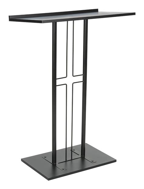 Cross Podium | Black Powder Coated Finish