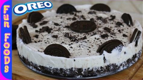 How To Make A Homemade Oreo Ice Cream Cake Funfoodsyt Desserts Youtube