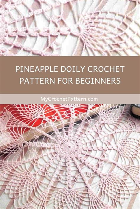 Pineapple Doily Crochet Pattern For Beginners Mycrochetpattern Free