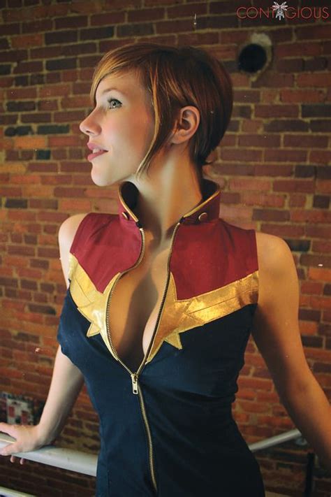 Captain Marvel Dress By Contagious Costuming Comic Costume Captain Marvel Cosplay Captain Marvel