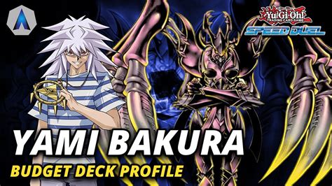 Yu Gi Oh Yami Bakura Budget Speed Duel Deck Profile June 2020