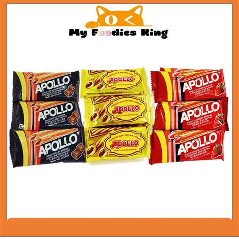 Halal G X Pcs Apollo Chocolate Wafer Cream Stick Wafer Chocolate