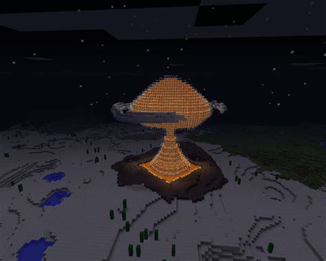 Nuclear Mushroom Cloud Minecraft Project