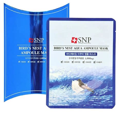 Snp Bird S Nest Aqua Ampoule Mask Superwafer Online Supermarket