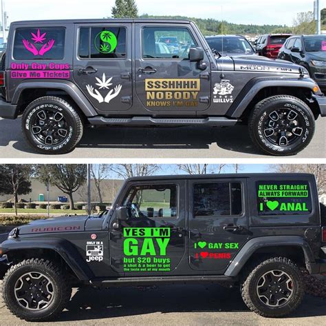 Gay I Heart Love Butt Sex Funny 2 Stickers EBay