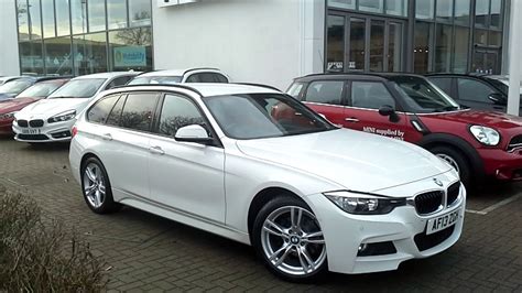 Bmw 320d Xdrive M Sport Touring In Alpine White Youtube