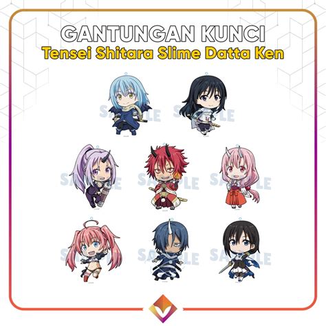 Jual Ganci Tensura Chibi Keychain Gantungan Kunci Animetensei Shitara