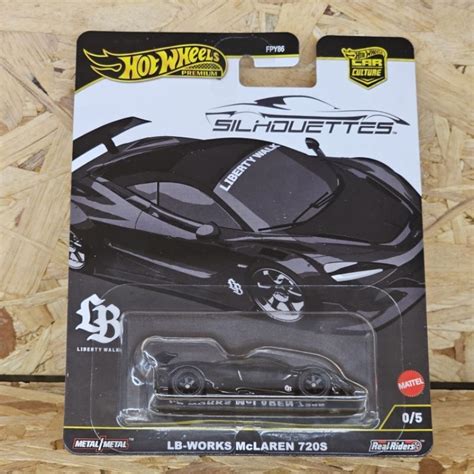 CHASE HOT WHEELS PREMIUM LB WORKS McLAREN S SILHOUETTE BLACK