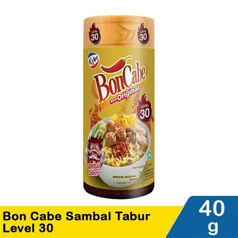 Kobe Bon Cabe Sambal Tabur Level 30 Btl 40G KlikIndomaret