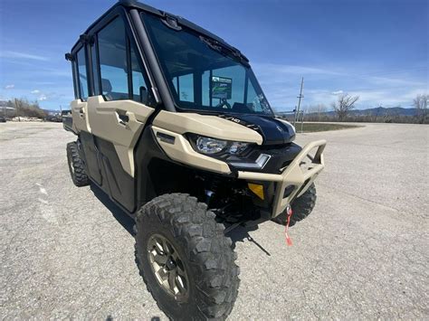 2024 Can Am Defender MAX Limited HD10 Desert Tan Timeless Black For