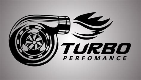 Plantilla de diseño de ilustración del icono del logotipo Turbo