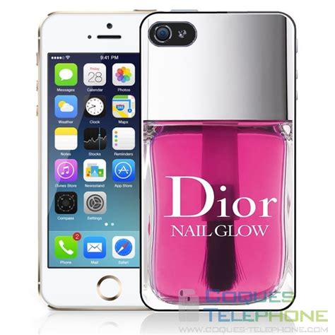 Phone case Dior varnish - Pink Modele iPhone 11