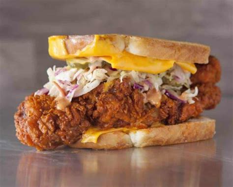 The Nashville Hot Chicken Sandwich Top 1 Sandwich Crimson Coward