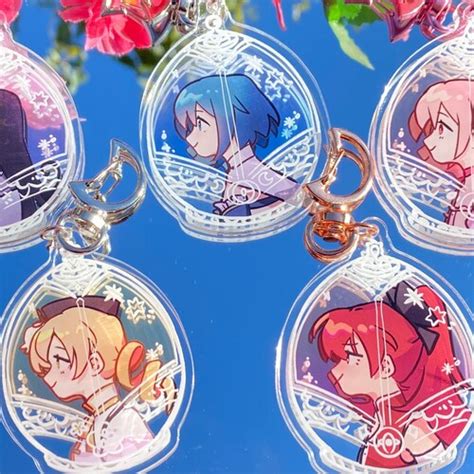 Anime Cosplay Puella Magi Madoka Magica Soul Gem Necklace Etsy