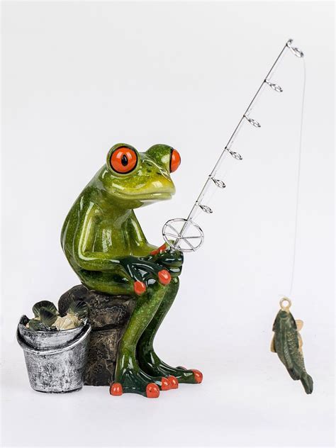 Formano Lustige Fr Sche Figur Frosch Angler Kaufland De