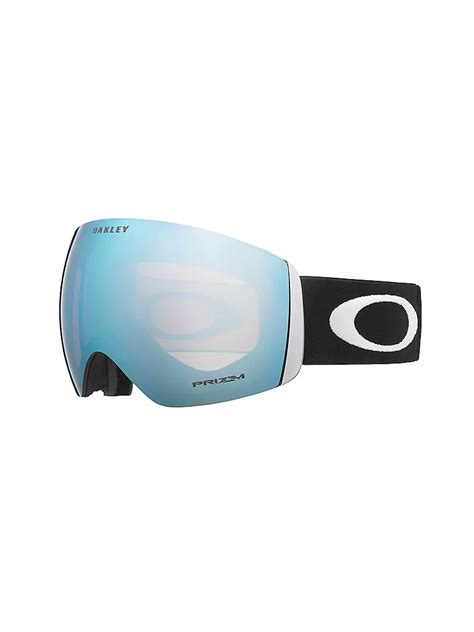 OAKLEY Skibrille Flight Deck L Prizm Snow Sapphire Iridium Schwarz