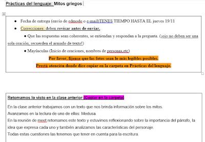 Escuela Nº 23 Gral Viamonte D E 3 Prácticas del lenguaje Mitos 2